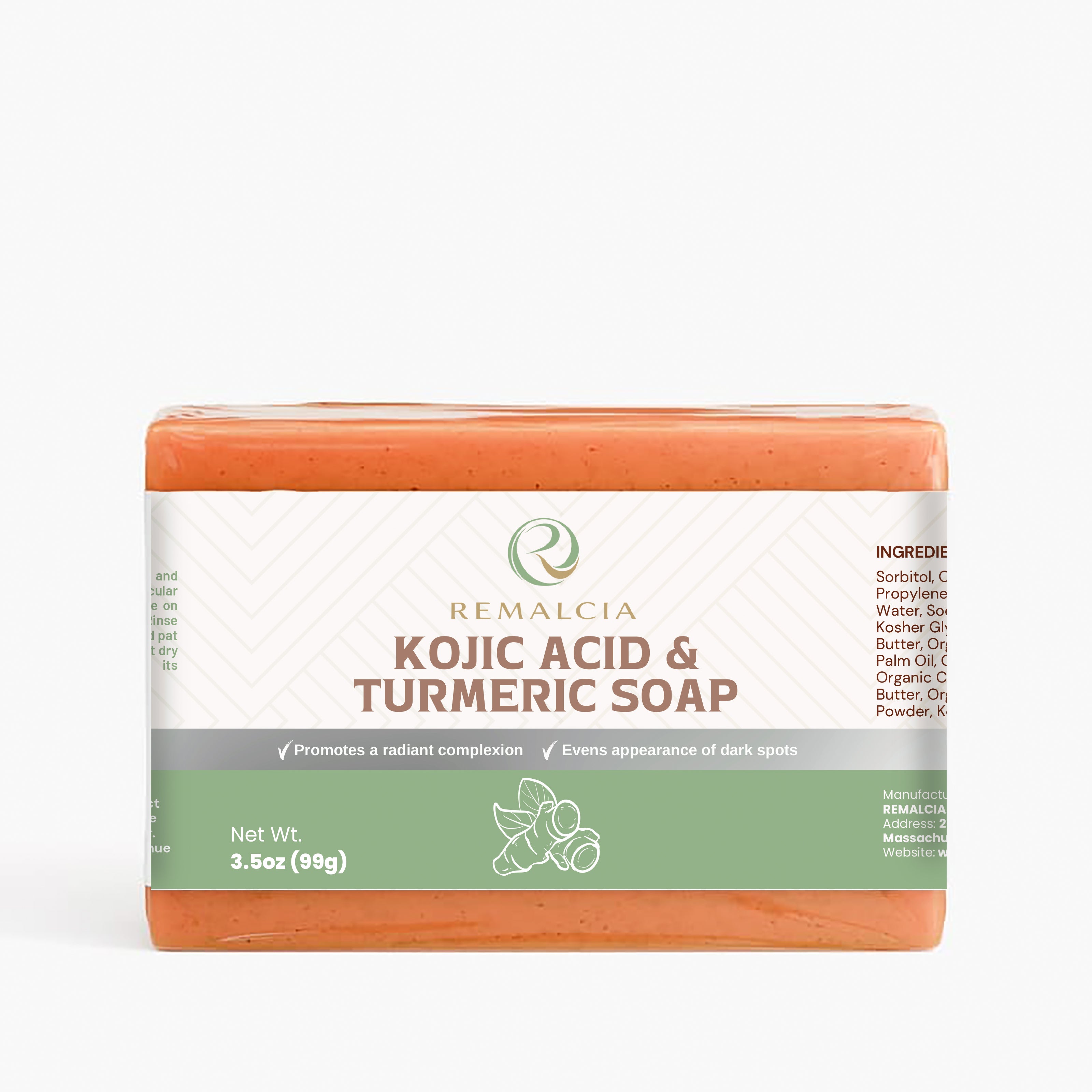 Kojic Acid & Turmeric Soap